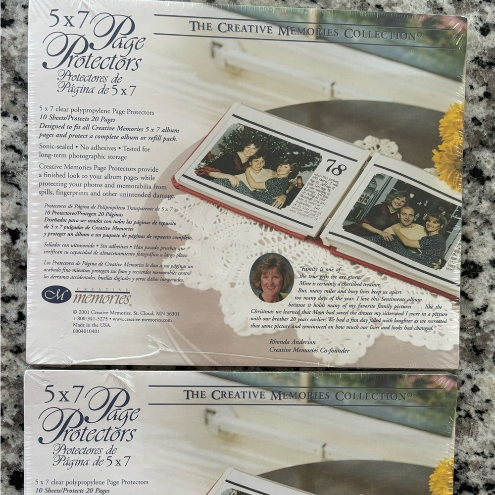 Creative Memories Page Protectors